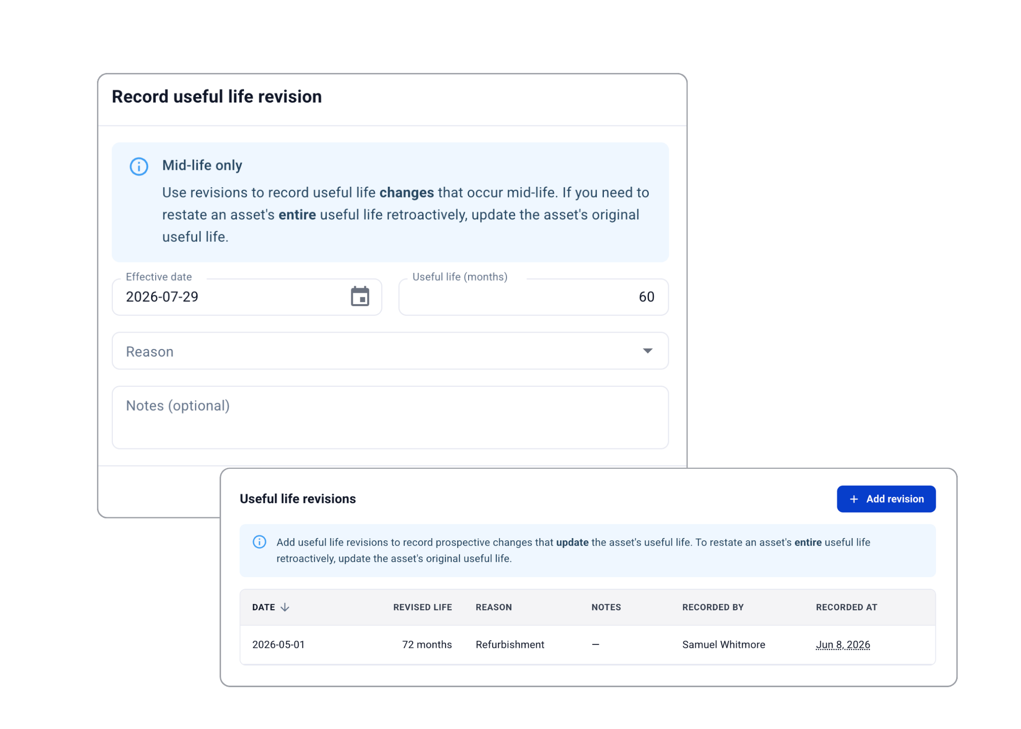 Hardfin revision tracking