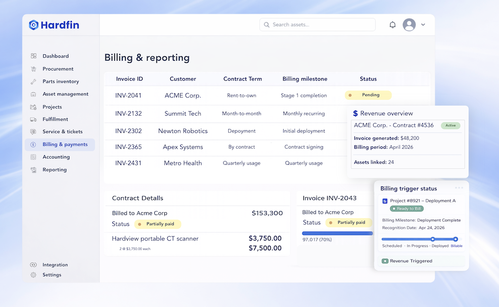 Hardfin deployments into dollars