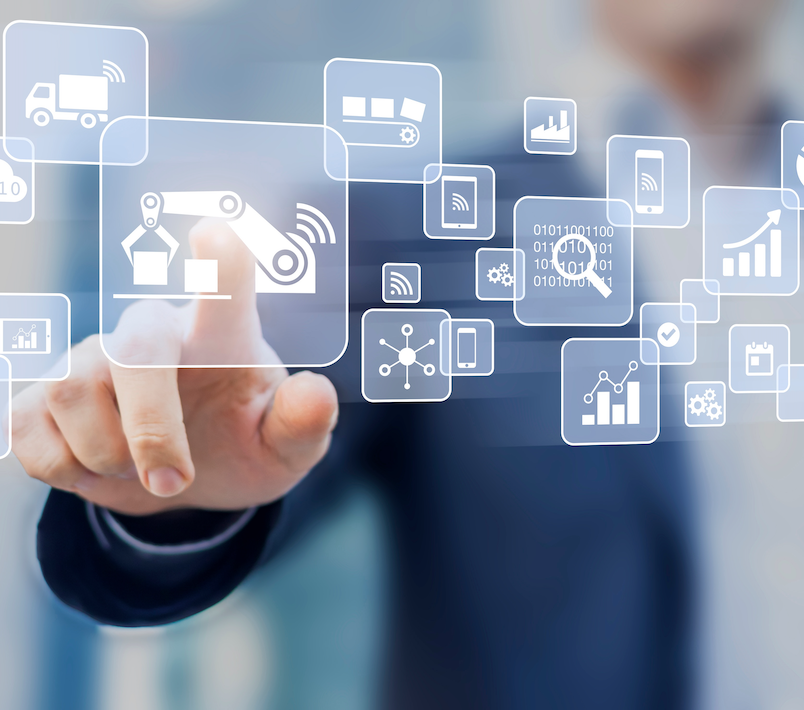 Smart factory industry concept for IOT devices