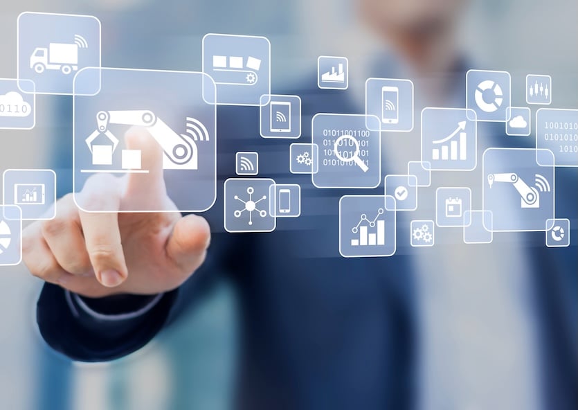 Smart factory industry concept for IOT devices