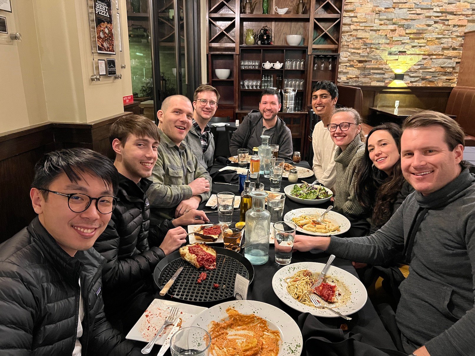 Hardfin Chicago offsite team dinner