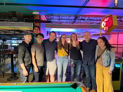 Hardfin Denver offsite bowling event night Hardfin Denver offsite bowling event night